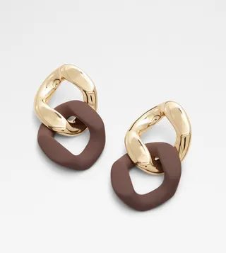 GALARE Chain-Link Drop Earrings