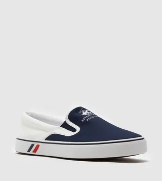Logo Detail Slip-On Casual Shoes
