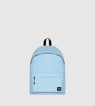 Badge Detail Zippered Backpack