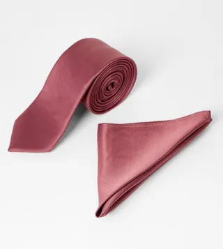 Jacquard Tie with Pocket Square
