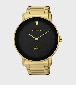 Black Dial Quartz Watch