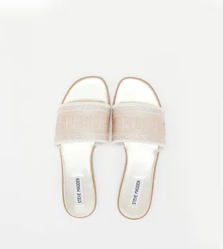 KNOX-R Embellished Slide Sandals