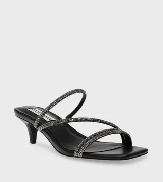 KATRIANA Embellished Kitten Heel Sandals