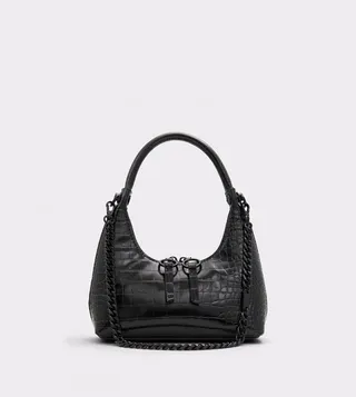 YVANA Chain Detail Shoulder Bag