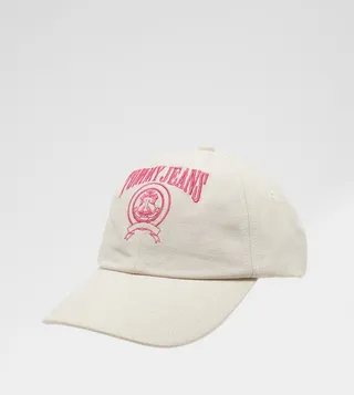 Logo Embroidered Canvas Cap