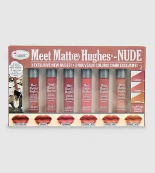 Meet Matte Hughes - Nude 6 Mini Long Liquid Lasting Lipstick, 6x7.2ml
