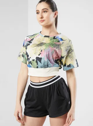 All Over Print Crop T-Shirt