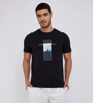 AERO Printed Crew Neck T-Shirt