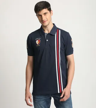 Logo Detail Short Sleeves Polo T-Shirt