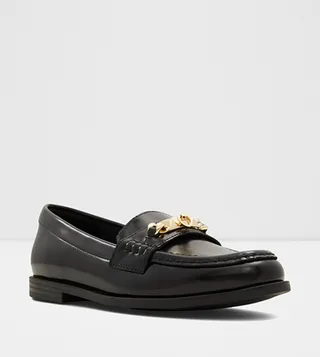 LAUREA Metal Accent Loafers