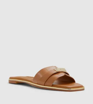 DARINE Metal Accent Slide Sandals