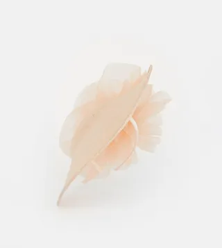 Tulle Detail Large Disc Fascinator