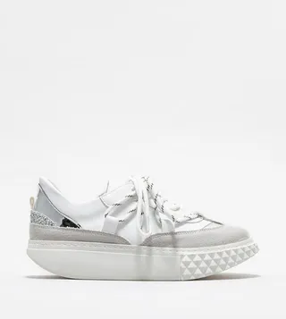 Color Block Lace Up Sneakers