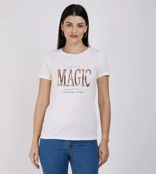 Printed Short Sleeves Casual T-Shirt
