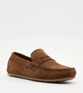 Hilfiger Suede Driver Loafers
