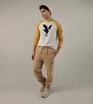 Color Block Long Sleeves Casual T-Shirt