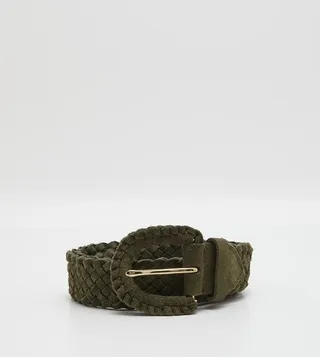 Braided Leather Belt