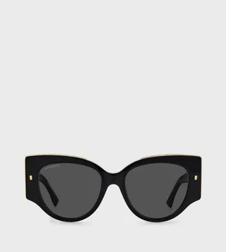 Metal Accent Round Sunglasses