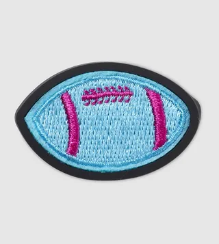 Neon Football Varsity Patch