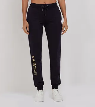 Aero Printed Drawstring Waist Joggers