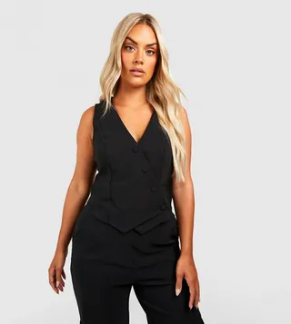 Bengaline Asymmetric Waistcoat Top