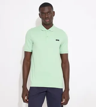 Logo Detail Short Sleeves Polo T-Shirt