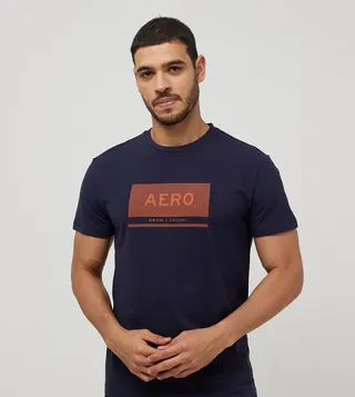 Aero Guy’s Printed Short Sleeves T-Shirt