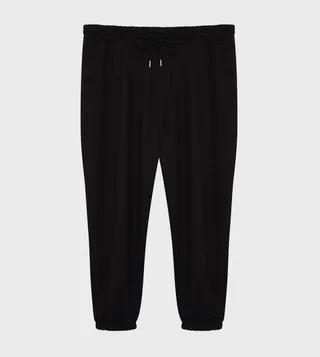 Plus & Tall Solid Drawstring Waist Joggers