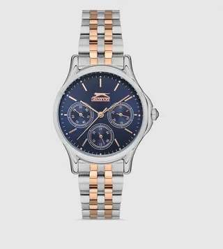 Multifunction Blue Dial Analog Watch