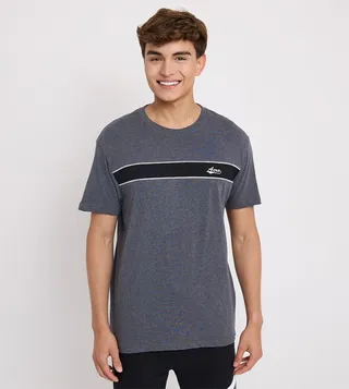 Aero Men's Logo Embroidered Short Sleeves T-Shirt