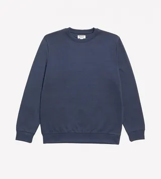 Interlock Double Faced Crew Neck Sweatshirt