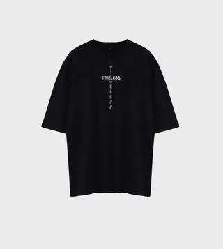 Printed Short Sleeves Oversized T-Shirt