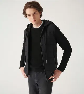 Quilted Long Sleeves Puffer Jacket
