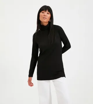 Mock Neck Tunic
