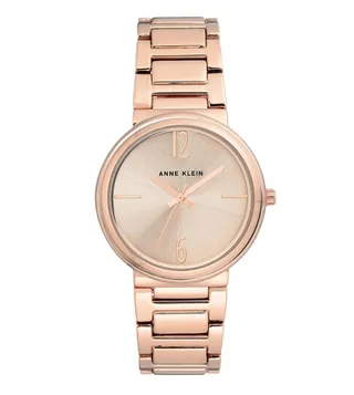 Round Dial Stainless Steel Strap Analogue Watch - Rose Gold