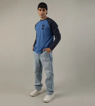 Color Block Long Sleeves Casual T-Shirt