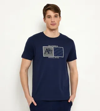 Aero Men's Graphic Printed T-Shirt