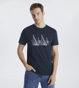 Printed Short Sleeves Casual T-Shirt