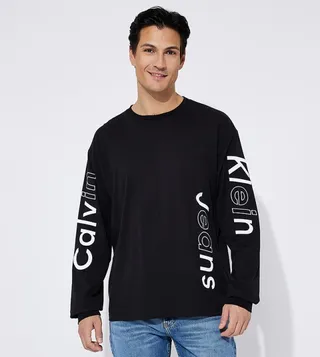 Logo Printed Long Sleeves T-Shirt