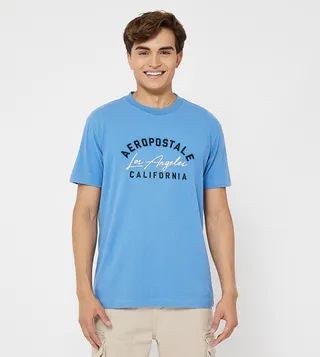Aero Men's Logo Embroidered T-Shirt