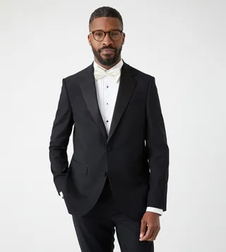 Slim Fit Black Tuxedo Blazer