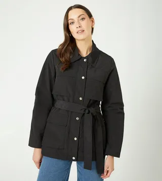 Pocket Detail Button Down Shacket