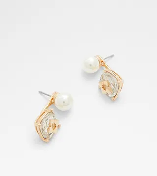 BRERRALIA Pearl Embellished Drop Earrings