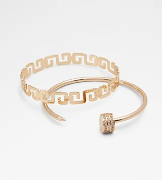 PAROLIN Pack of 2 Gold-Tone Bracelets