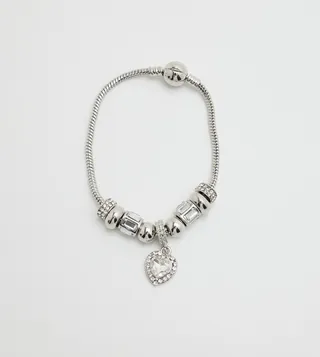 LOVELLIES Embellished Silver-Tone Bracelet