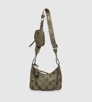 BVITAL-X Monogram Patterned Crossbody Bag