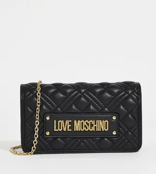 Quilted Flap Closure Crossbody Bag