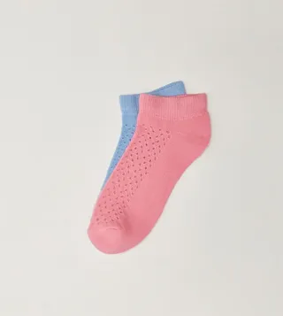 Patterned Booties Socks 2-Pack