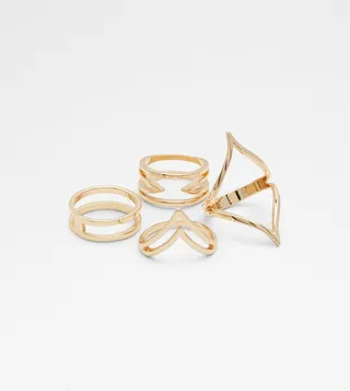 MAZYY Multipack Gold-Tone Rings
