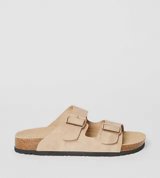 Double Buckle Strap Sandals